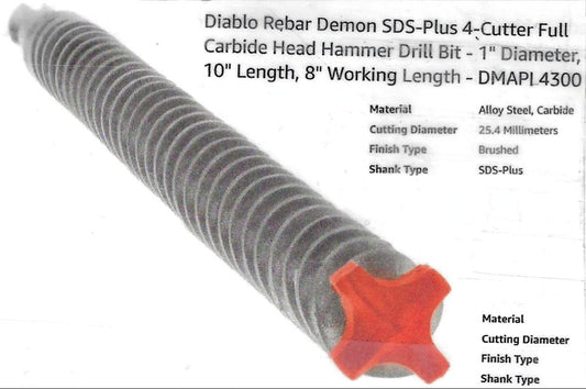 TSS HD Long Shaft Drill BIt